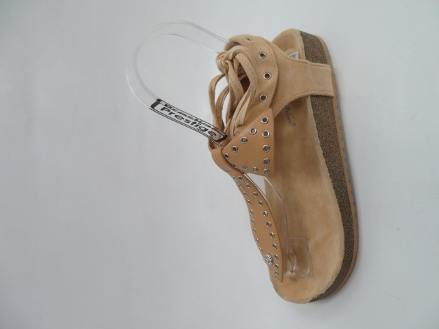 Sandały Damskie IR10 ZX6029, Beige, 36-41